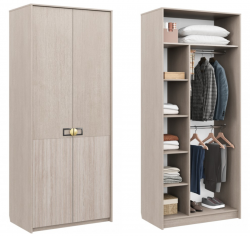 «Муза» Шкаф 2-х створчатый м.22 «Муза» Шкаф 2-х створчатый м.22