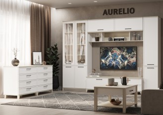 «Aurelio» Модульная гостиная Белый «Aurelio» Модульная гостиная Белый